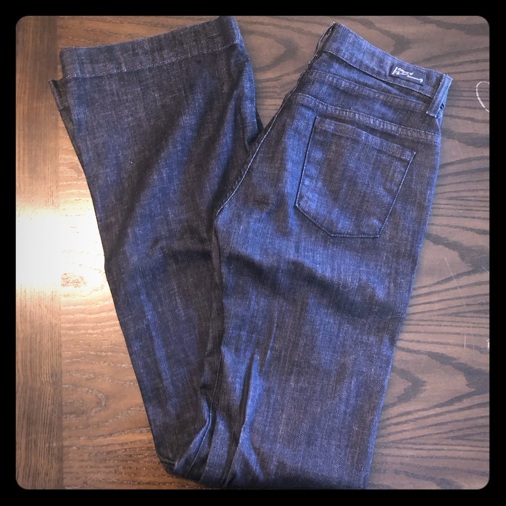 Wide Leg High Rise Jeans